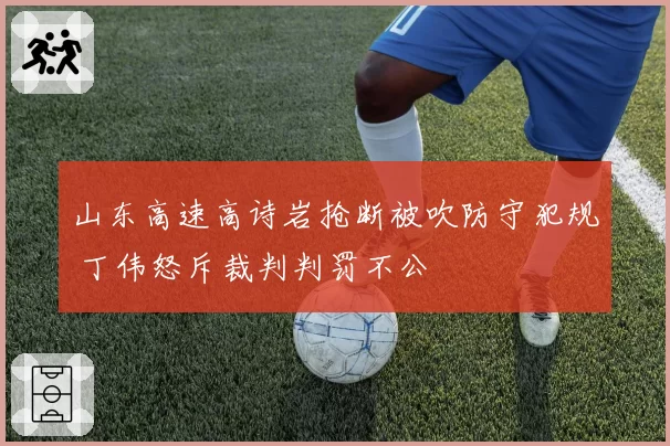 山东高速高诗岩抢断被吹防守犯规 丁伟怒斥裁判判罚不公